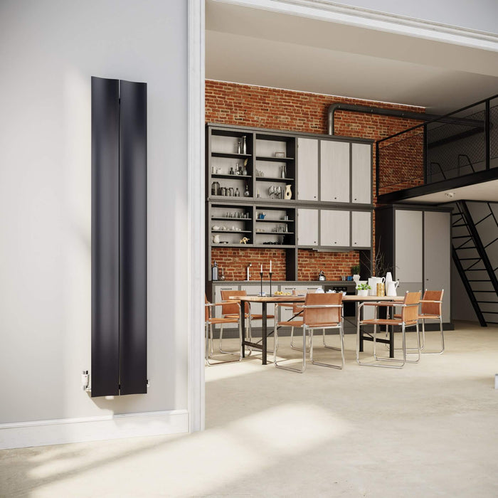DQ Ruvo Vertical Designer Radiator in Ral 7016 Anthracite
