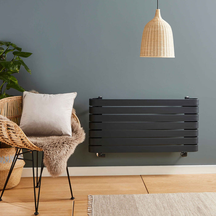 Kartell Denver Anthracite Towel Rail Brushed Brass