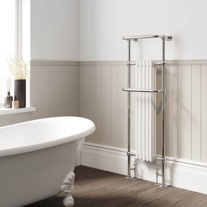 DQ Lambourne Heated Towel Rail in Chrome