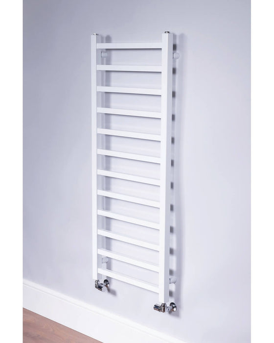 DQ Stalia Heated Towel Rail in Ral 9016 White