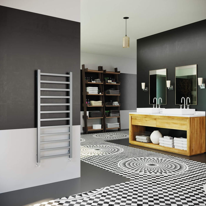 DQ Stalia Heated Towel Rail in Infinity Steel