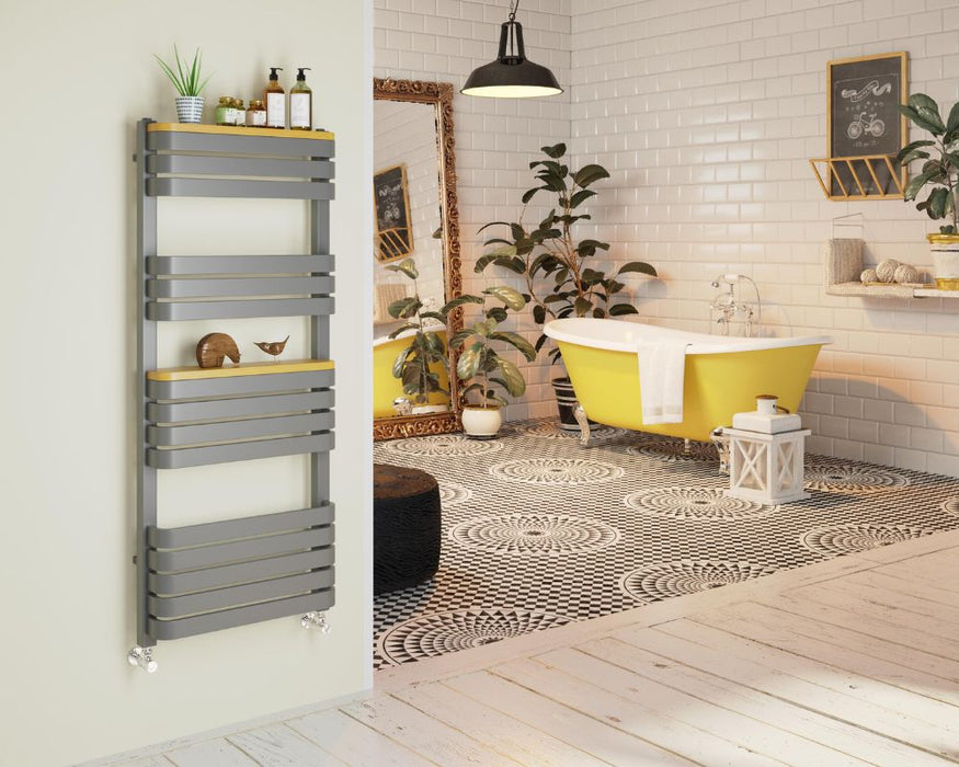 DQ Tesoro Heated Towel Rail in Infinity Steel