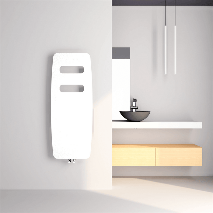 Carisa Manchester Vertical White Flat Design Radiator