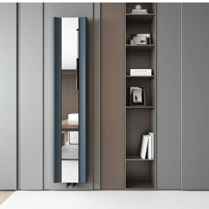 Carisa Burano Mirror Vertical Anthracite Designer Radiator