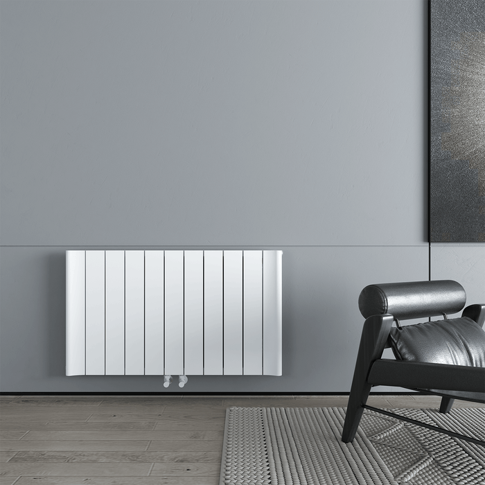 Carisa Burano Horizontal White Designer Radiator