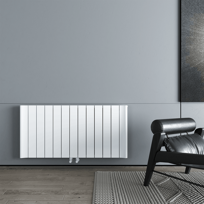 Carisa Burano Horizontal White Designer Radiator