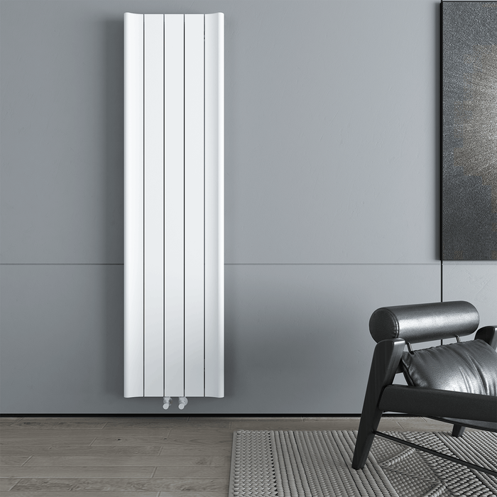 Carisa Burano Vertical White Designer Radiator