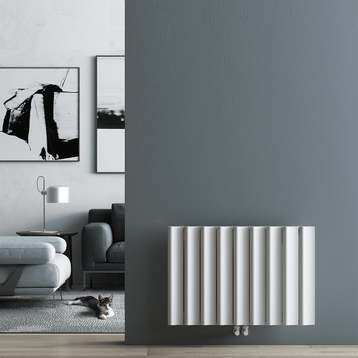 Carisa Burano S Horizontal White Designer Radiator