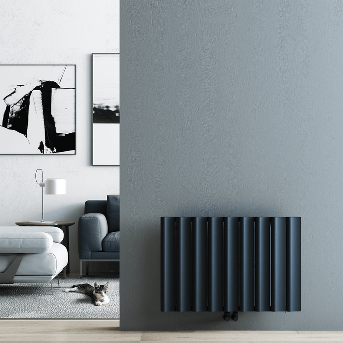 Carisa Burano S Horizontal Anthracite Designer Radiator