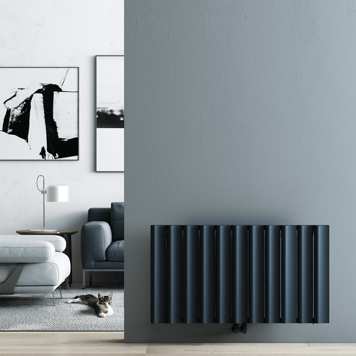 Carisa Burano S Horizontal Anthracite Designer Radiator
