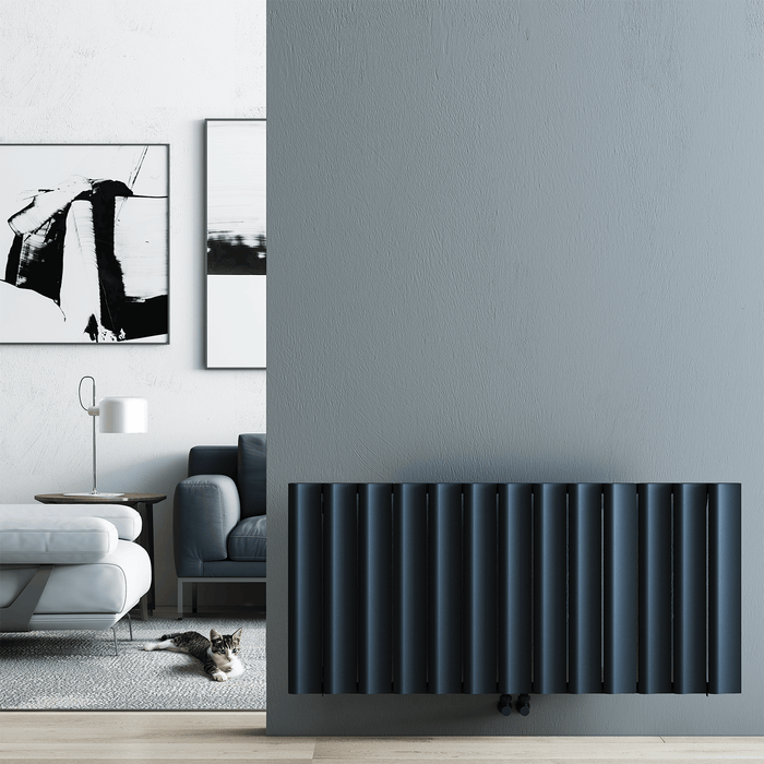 Carisa Burano S Horizontal Anthracite Designer Radiator