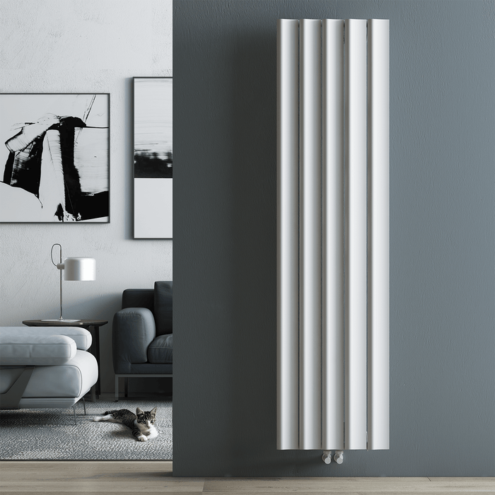 Carisa Burano S Vertical White Designer Radiator