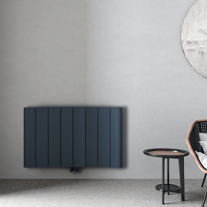 Carisa Curvy Horizontal Anthracite Designer Radiator