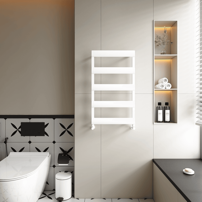 Carisa Alya Bath  White Heated Towel Rail 