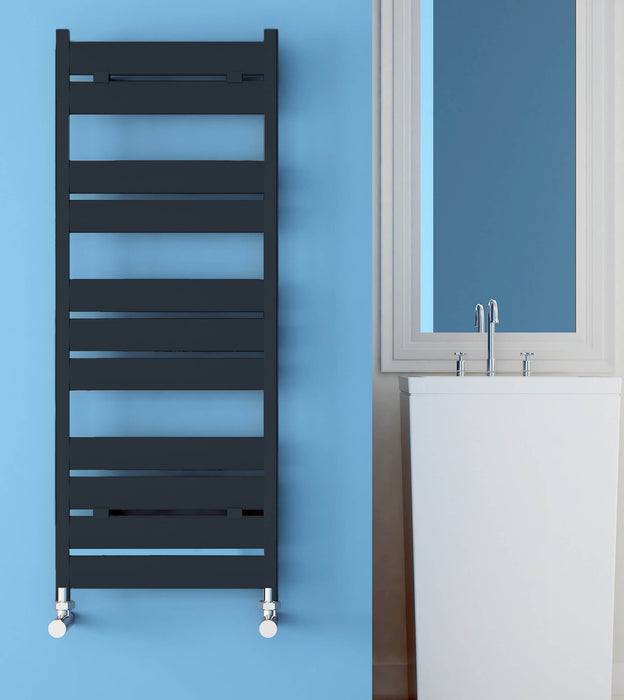 Carisa Soho  Anthracite Heated Towel Rail 
