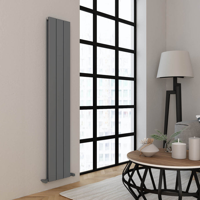 Carisa Angers Vertical Light Gray Designer Radiator