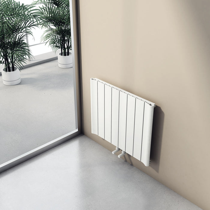 Carisa Burano Horizontal White Designer Radiator