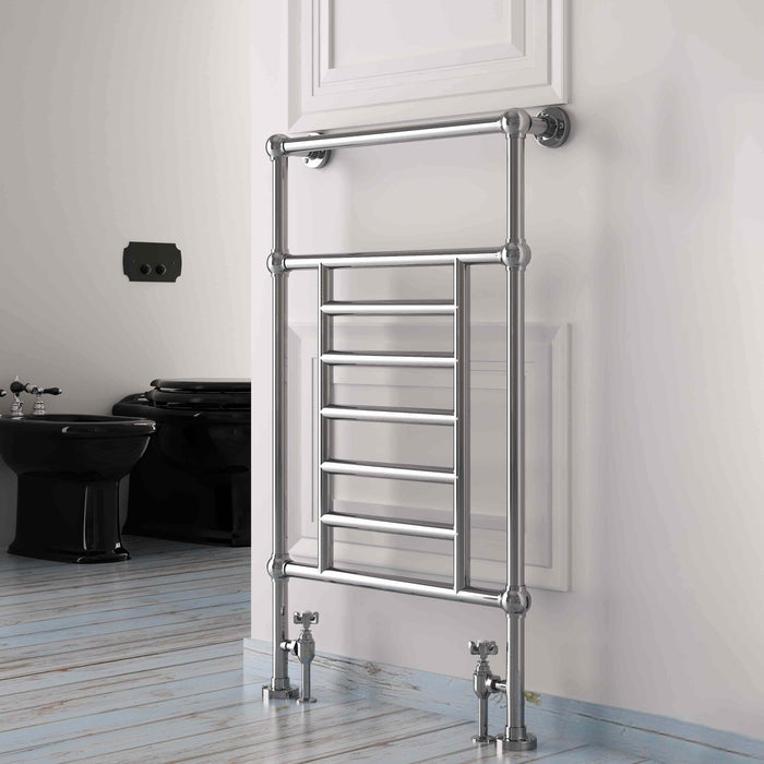 Carisa Edward  Chrome Heated Towel Rail 