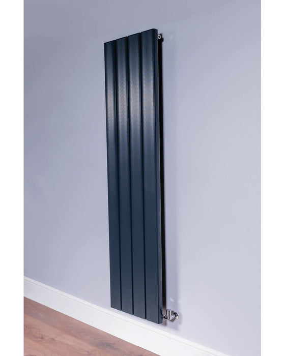DQ Moto Vertical Designer Radiator in Ral 7016 Anthracite
