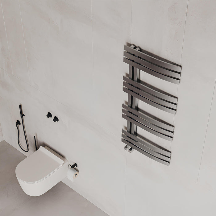Carisa Adore  Satin Stainless Steel Heated Towel Rail