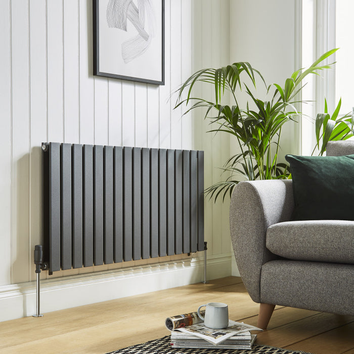 Kartell Boston Anthracite Horizontal Radiators Anthracite