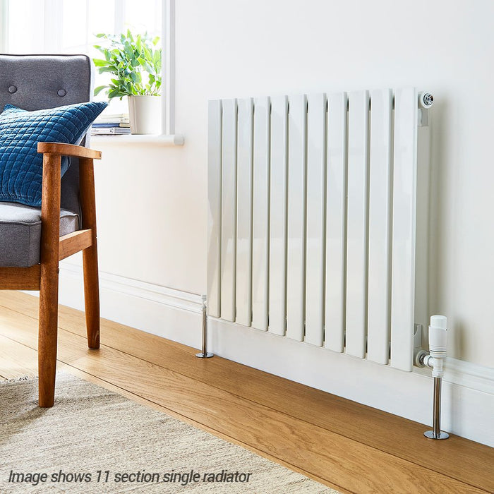 Kartell Boston White Horizontal Radiators White